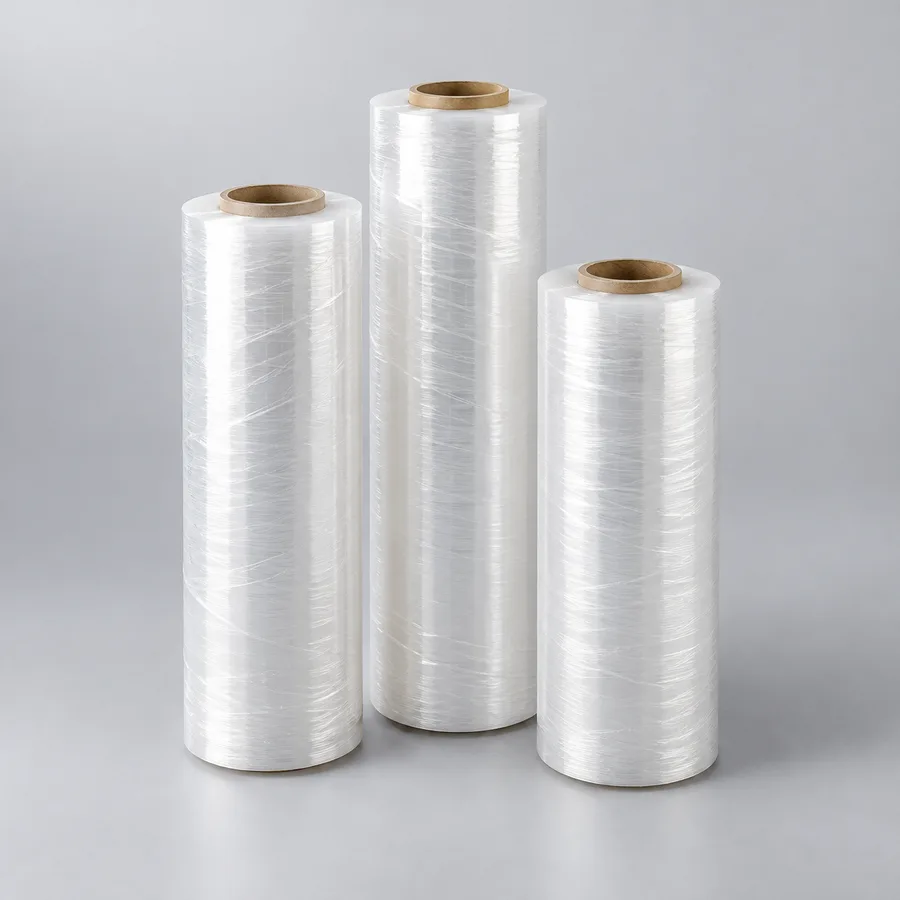 Pre-stretched film rolls — illustrative product image